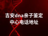 吉安dna亲子鉴定中心电话地址