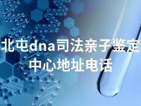 北屯dna司法亲子鉴定中心地址电话