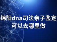 绵阳dna司法亲子鉴定可以去哪里做