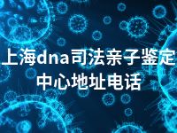 上海dna司法亲子鉴定中心地址电话