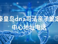 秦皇岛dna司法亲子鉴定中心地址电话