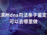 滨州dna司法亲子鉴定可以去哪里做