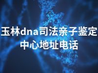 玉林dna司法亲子鉴定中心地址电话