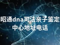 昭通dna司法亲子鉴定中心地址电话