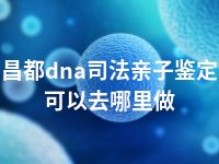 昌都dna司法亲子鉴定可以去哪里做