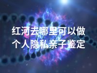 红河去哪里可以做个人隐私亲子鉴定