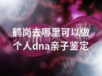 鹤岗去哪里可以做个人dna亲子鉴定