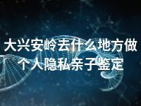 大兴安岭去什么地方做个人隐私亲子鉴定