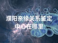 濮阳亲缘关系鉴定中心在哪里