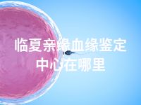 临夏亲缘血缘鉴定中心在哪里