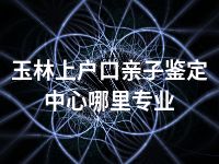 玉林上户口亲子鉴定中心哪里专业