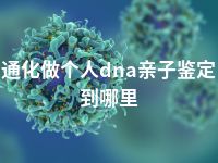 通化做个人dna亲子鉴定到哪里