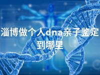 淄博做个人dna亲子鉴定到哪里