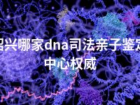 绍兴哪家dna司法亲子鉴定中心权威