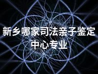 新乡哪家司法亲子鉴定中心专业