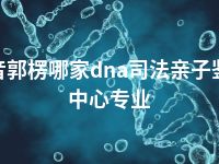 巴音郭楞哪家dna司法亲子鉴定中心专业