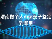 渭南做个人dna亲子鉴定到哪里