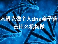 图木舒克做个人dna亲子鉴定去什么机构做