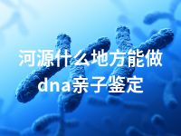 河源什么地方能做dna亲子鉴定