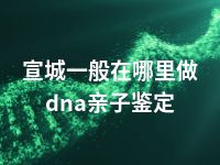 宣城一般在哪里做dna亲子鉴定