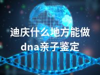 迪庆什么地方能做dna亲子鉴定