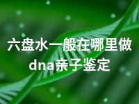 六盘水一般在哪里做dna亲子鉴定