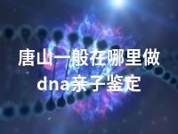 唐山一般在哪里做dna亲子鉴定