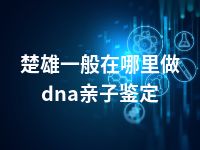 楚雄一般在哪里做dna亲子鉴定