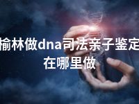 榆林做dna司法亲子鉴定在哪里做