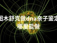 图木舒克做dna亲子鉴定哪里能做