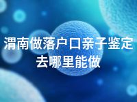 渭南做落户口亲子鉴定去哪里能做