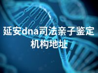 延安dna司法亲子鉴定机构地址