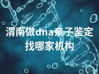 渭南做dna亲子鉴定找哪家机构