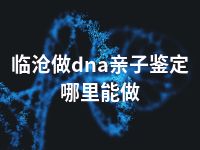 临沧做dna亲子鉴定哪里能做