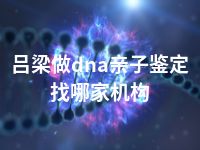 吕梁做dna亲子鉴定找哪家机构