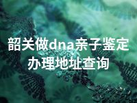 韶关做dna亲子鉴定办理地址查询