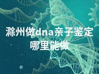 滁州做dna亲子鉴定哪里能做