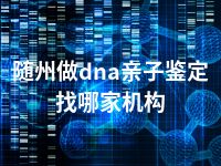 随州做dna亲子鉴定找哪家机构