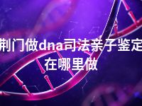 荆门做dna司法亲子鉴定在哪里做