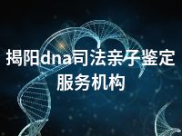 揭阳dna司法亲子鉴定服务机构