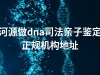 河源做dna司法亲子鉴定正规机构地址