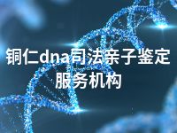 铜仁dna司法亲子鉴定服务机构