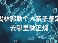 锡林郭勒个人亲子鉴定去哪里做正规