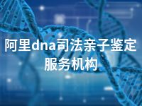 阿里dna司法亲子鉴定服务机构