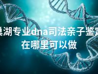 巢湖专业dna司法亲子鉴定在哪里可以做