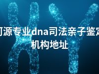 河源专业dna司法亲子鉴定机构地址