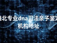 淮北专业dna司法亲子鉴定机构地址