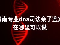 黔南专业dna司法亲子鉴定在哪里可以做