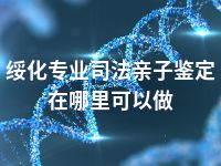 绥化专业司法亲子鉴定在哪里可以做