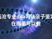 临沧专业dna司法亲子鉴定在哪里可以做